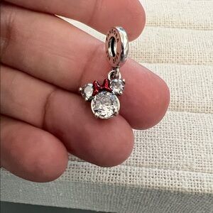 Pandora Disney Minnie Mouse Silhouette Dangle Charm
Sterling silver
